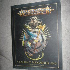 Warhammer Softcover Book 40,000 40K Age of Sigmar General's Handbook 2019 2409A6
